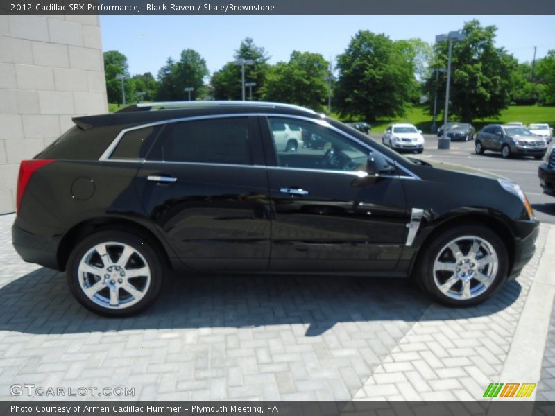 Black Raven / Shale/Brownstone 2012 Cadillac SRX Performance