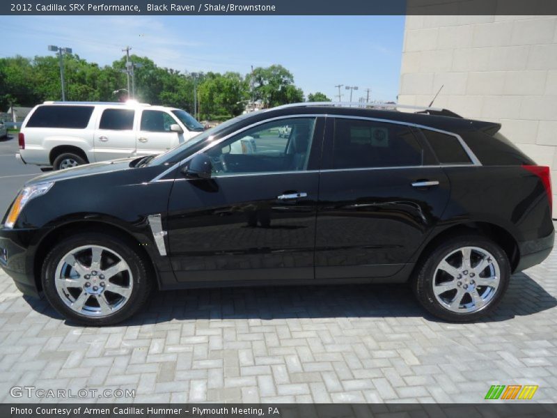 Black Raven / Shale/Brownstone 2012 Cadillac SRX Performance