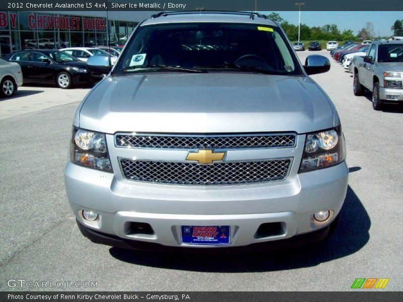 Silver Ice Metallic / Ebony 2012 Chevrolet Avalanche LS 4x4