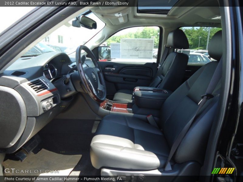 Black Raven / Ebony/Ebony 2012 Cadillac Escalade EXT Luxury AWD