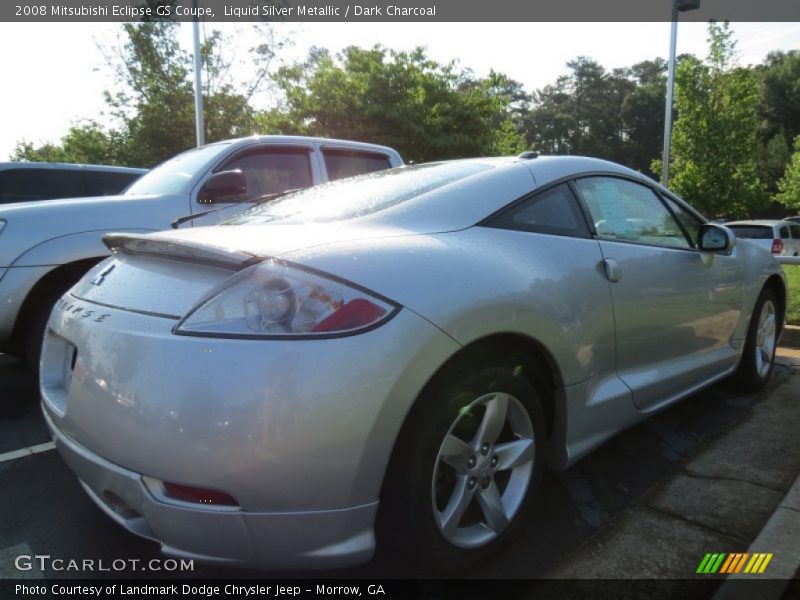 Liquid Silver Metallic / Dark Charcoal 2008 Mitsubishi Eclipse GS Coupe
