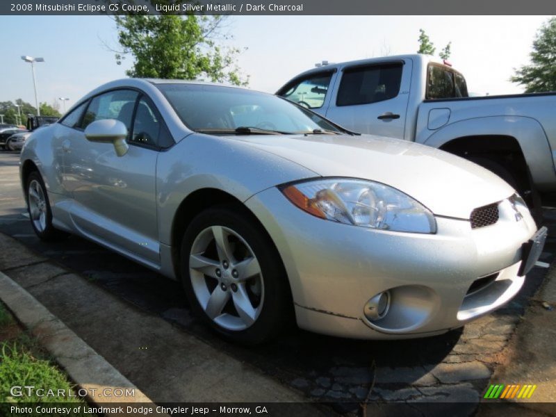 Liquid Silver Metallic / Dark Charcoal 2008 Mitsubishi Eclipse GS Coupe
