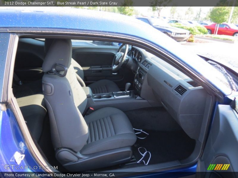 Blue Streak Pearl / Dark Slate Gray 2012 Dodge Challenger SXT