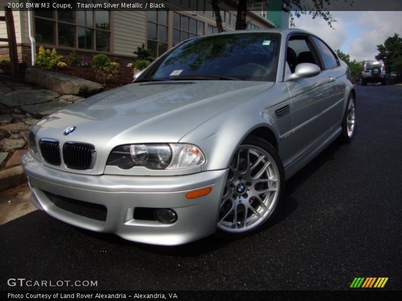 Titanium Silver Metallic / Black 2006 BMW M3 Coupe