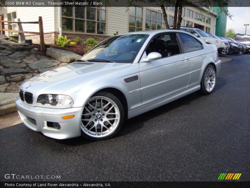 Titanium Silver Metallic / Black 2006 BMW M3 Coupe