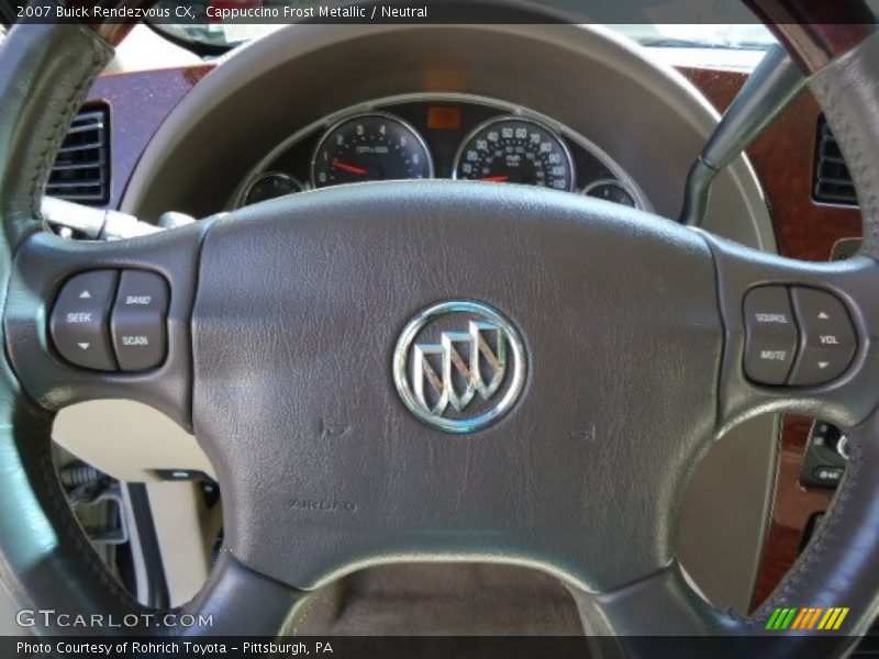 Cappuccino Frost Metallic / Neutral 2007 Buick Rendezvous CX