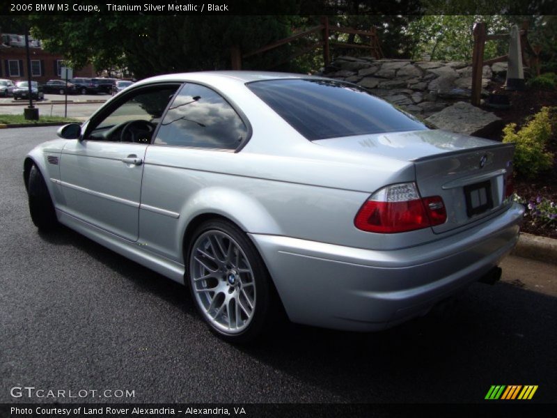 Titanium Silver Metallic / Black 2006 BMW M3 Coupe