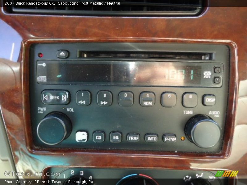 Cappuccino Frost Metallic / Neutral 2007 Buick Rendezvous CX