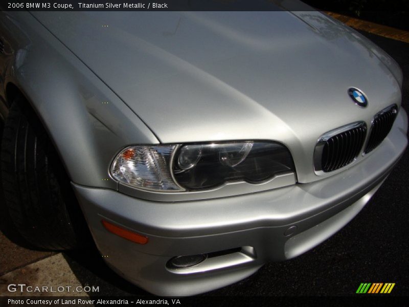 Titanium Silver Metallic / Black 2006 BMW M3 Coupe