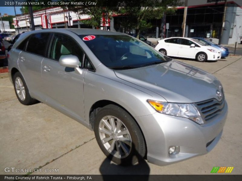 Classic Silver Metallic / Gray 2010 Toyota Venza I4