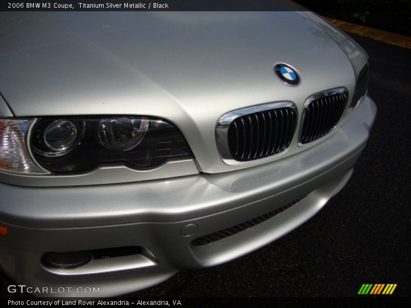 Titanium Silver Metallic / Black 2006 BMW M3 Coupe