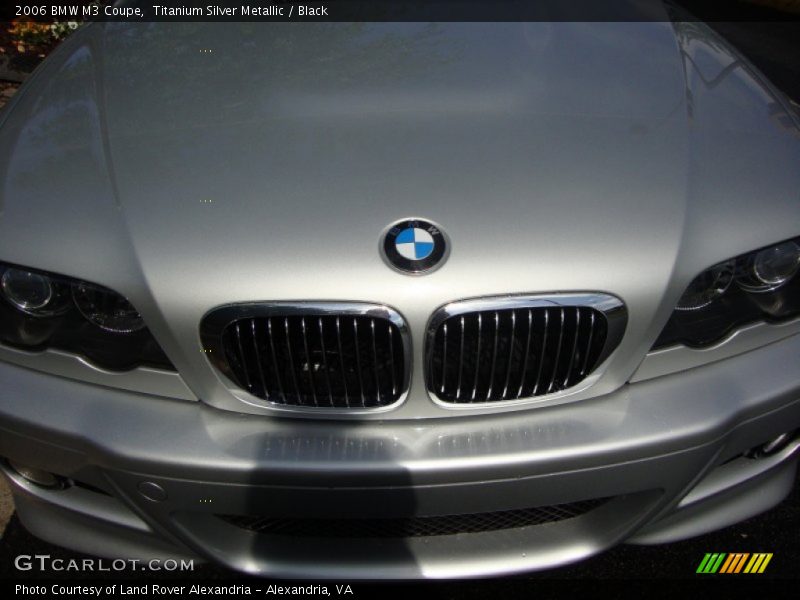 Titanium Silver Metallic / Black 2006 BMW M3 Coupe