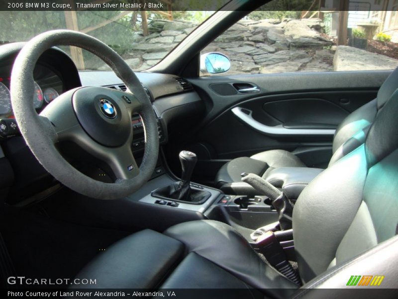 Titanium Silver Metallic / Black 2006 BMW M3 Coupe