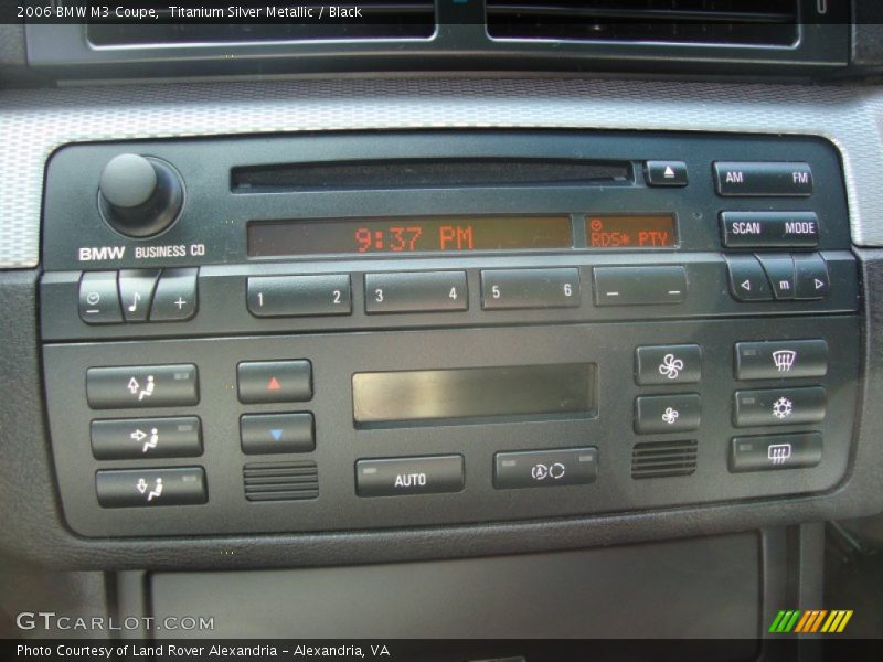 Titanium Silver Metallic / Black 2006 BMW M3 Coupe