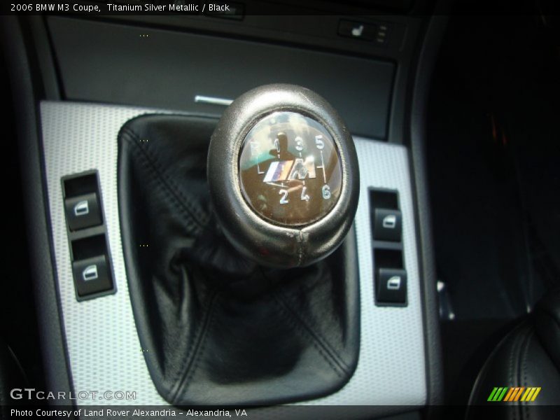Titanium Silver Metallic / Black 2006 BMW M3 Coupe