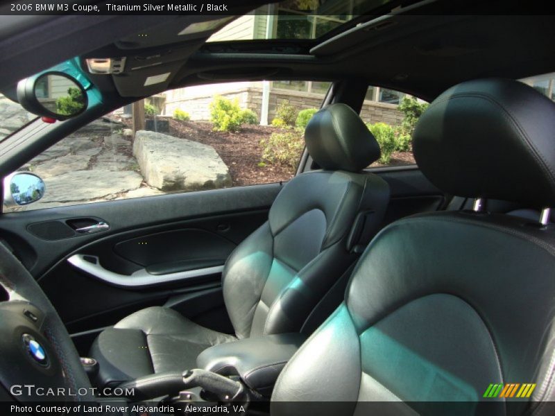 Titanium Silver Metallic / Black 2006 BMW M3 Coupe