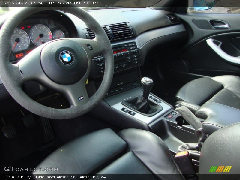 Titanium Silver Metallic / Black 2006 BMW M3 Coupe