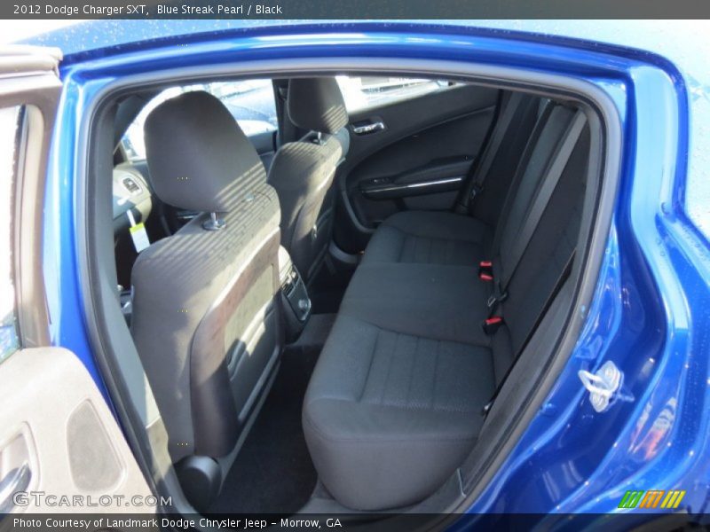 Rear Seat of 2012 Charger SXT