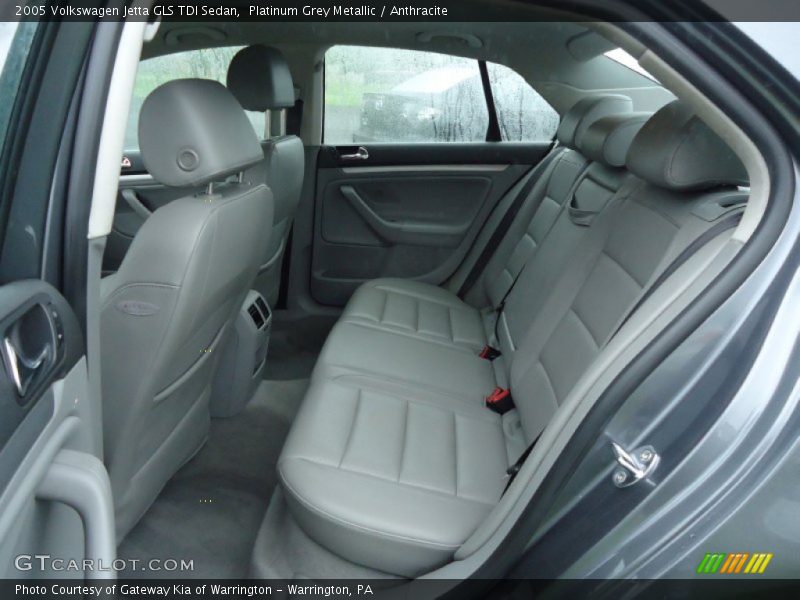 Rear Seat of 2005 Jetta GLS TDI Sedan