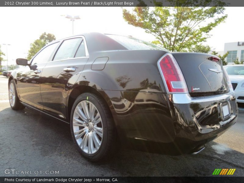 Luxury Brown Pearl / Black/Light Frost Beige 2012 Chrysler 300 Limited