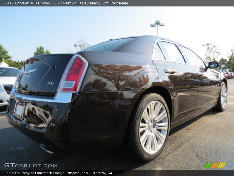 Luxury Brown Pearl / Black/Light Frost Beige 2012 Chrysler 300 Limited