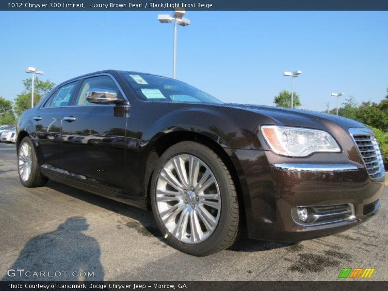 Luxury Brown Pearl / Black/Light Frost Beige 2012 Chrysler 300 Limited