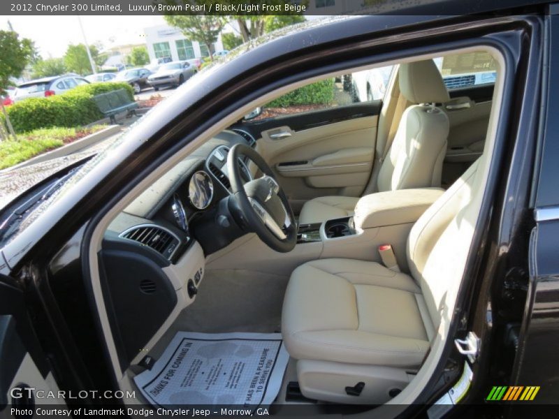 Luxury Brown Pearl / Black/Light Frost Beige 2012 Chrysler 300 Limited