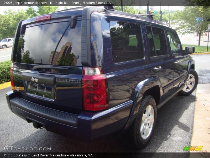 Midnight Blue Pearl / Medium Slate Gray 2006 Jeep Commander 4x4