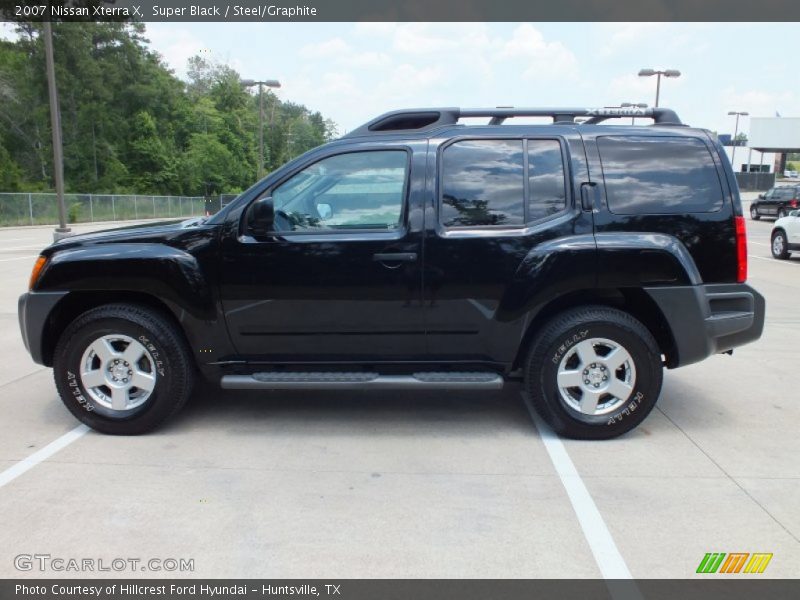 Super Black / Steel/Graphite 2007 Nissan Xterra X