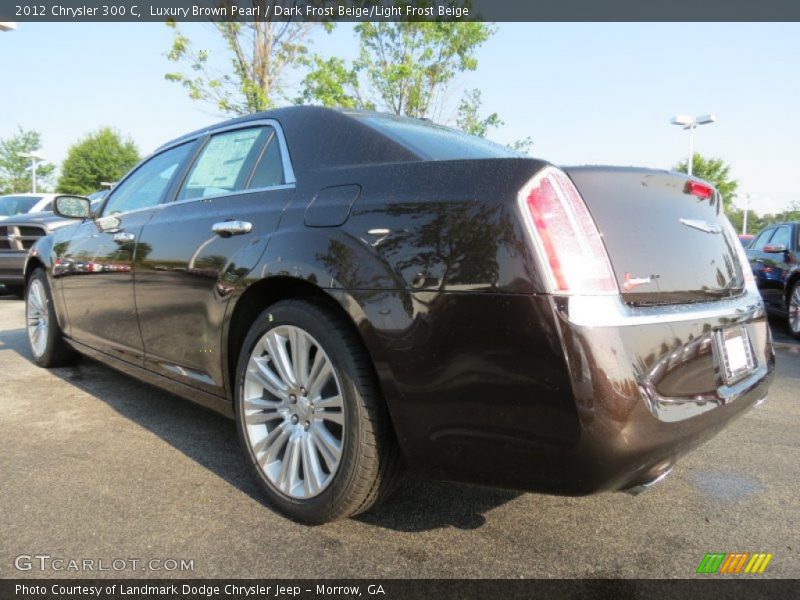Luxury Brown Pearl / Dark Frost Beige/Light Frost Beige 2012 Chrysler 300 C