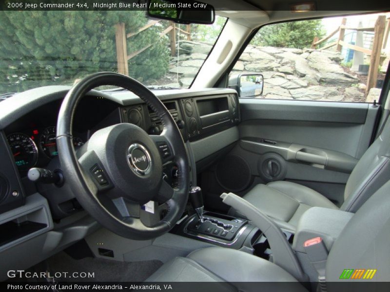 Midnight Blue Pearl / Medium Slate Gray 2006 Jeep Commander 4x4