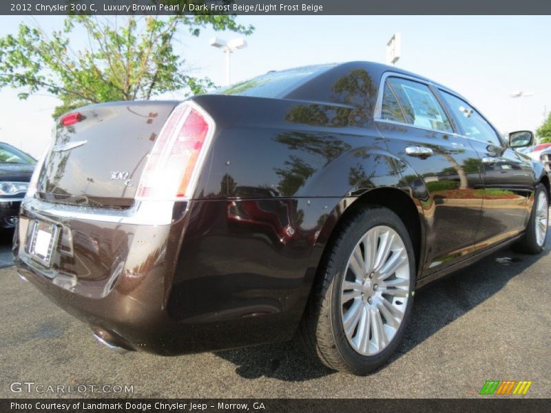 Luxury Brown Pearl / Dark Frost Beige/Light Frost Beige 2012 Chrysler 300 C