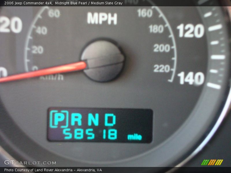 Midnight Blue Pearl / Medium Slate Gray 2006 Jeep Commander 4x4