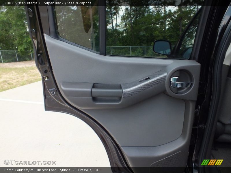 Super Black / Steel/Graphite 2007 Nissan Xterra X