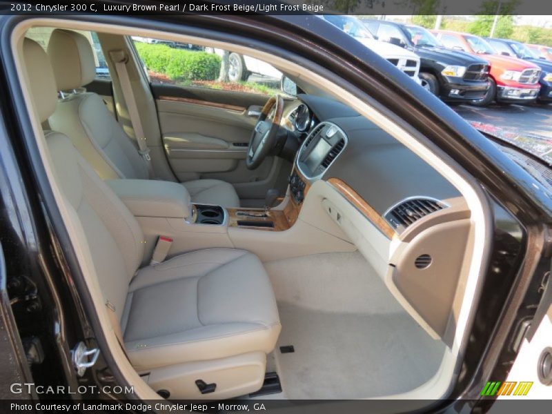 Luxury Brown Pearl / Dark Frost Beige/Light Frost Beige 2012 Chrysler 300 C