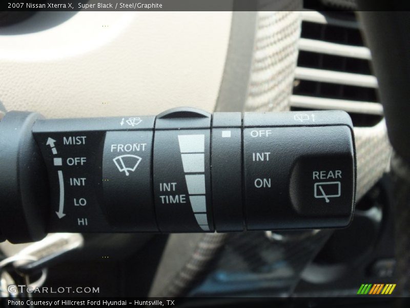 Super Black / Steel/Graphite 2007 Nissan Xterra X