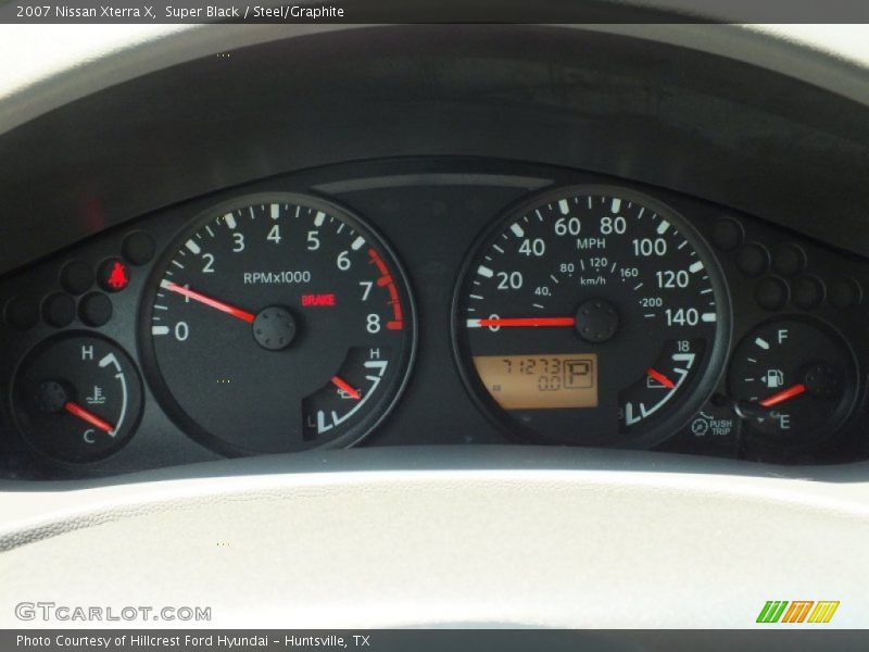Super Black / Steel/Graphite 2007 Nissan Xterra X