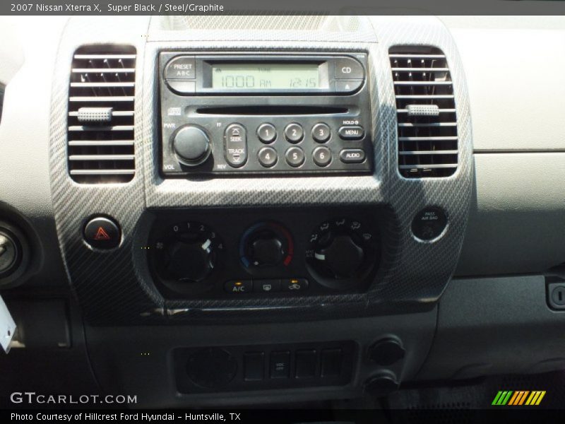 Super Black / Steel/Graphite 2007 Nissan Xterra X