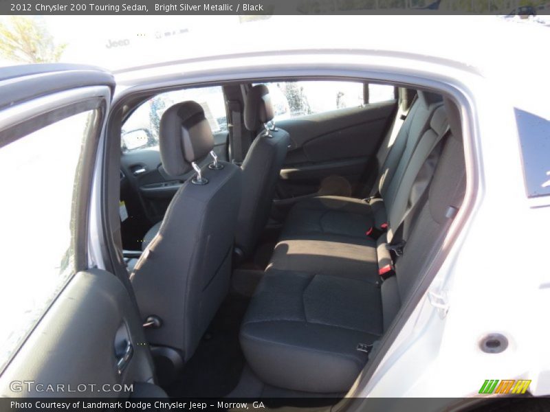 Bright Silver Metallic / Black 2012 Chrysler 200 Touring Sedan