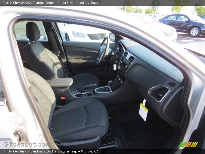 Bright Silver Metallic / Black 2012 Chrysler 200 Touring Sedan