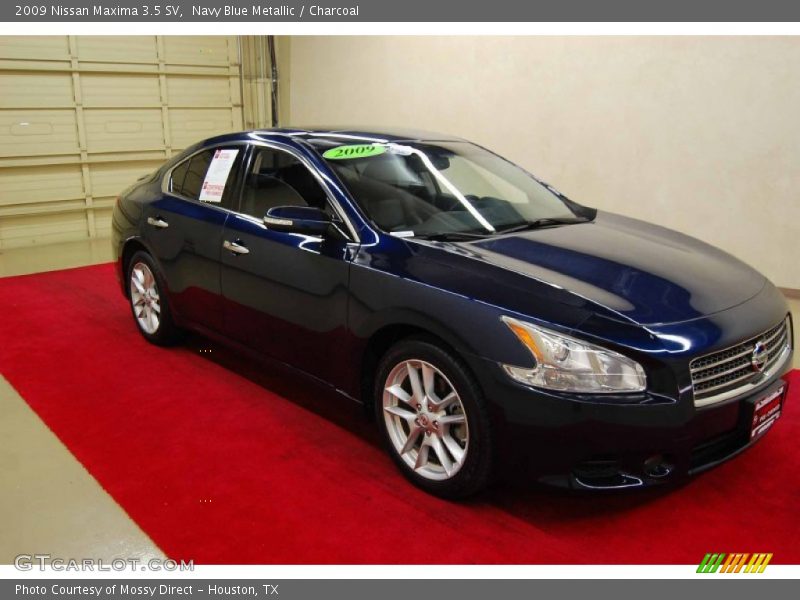 Navy Blue Metallic / Charcoal 2009 Nissan Maxima 3.5 SV