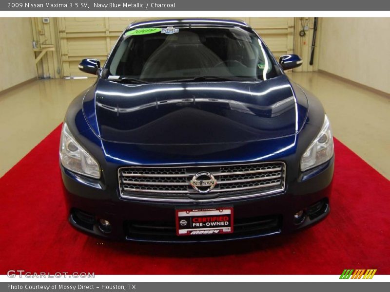 Navy Blue Metallic / Charcoal 2009 Nissan Maxima 3.5 SV