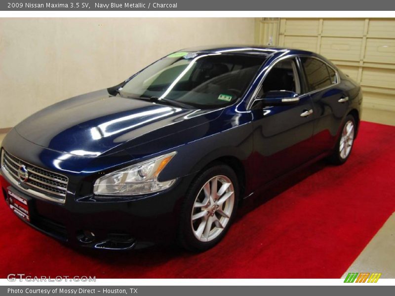 Navy Blue Metallic / Charcoal 2009 Nissan Maxima 3.5 SV