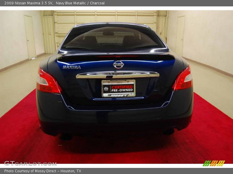 Navy Blue Metallic / Charcoal 2009 Nissan Maxima 3.5 SV