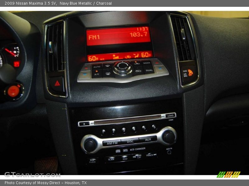 Navy Blue Metallic / Charcoal 2009 Nissan Maxima 3.5 SV