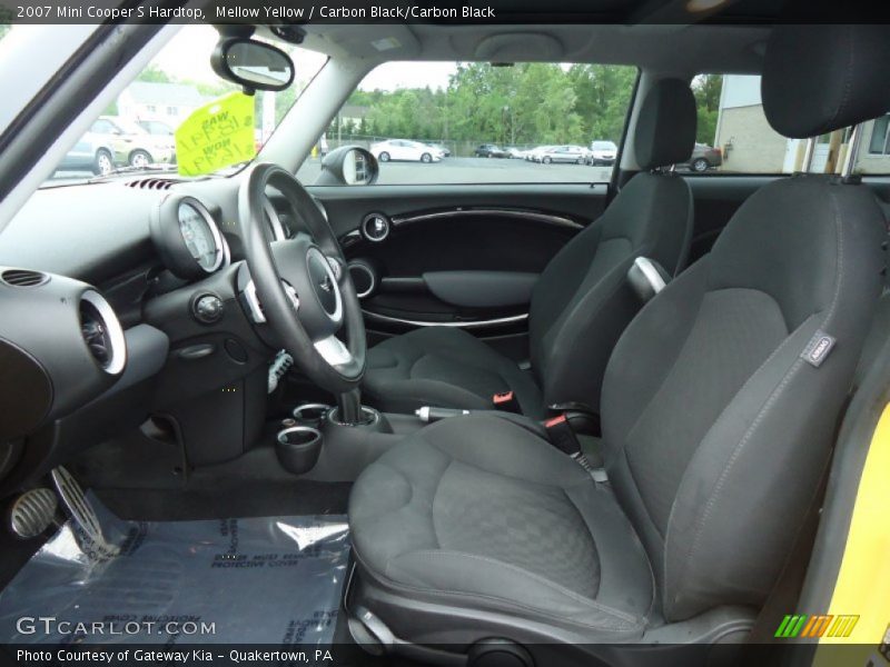 Mellow Yellow / Carbon Black/Carbon Black 2007 Mini Cooper S Hardtop