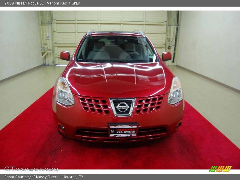Venom Red / Gray 2009 Nissan Rogue SL