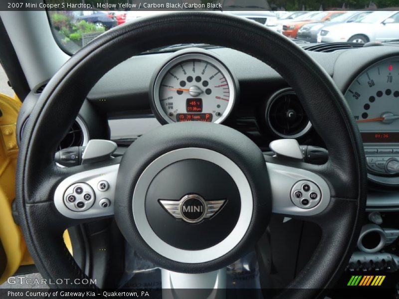 Mellow Yellow / Carbon Black/Carbon Black 2007 Mini Cooper S Hardtop
