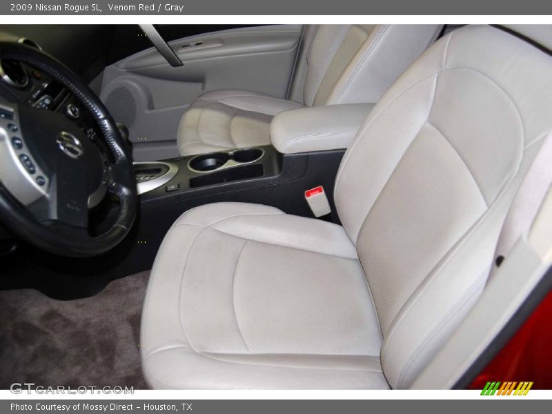 Venom Red / Gray 2009 Nissan Rogue SL