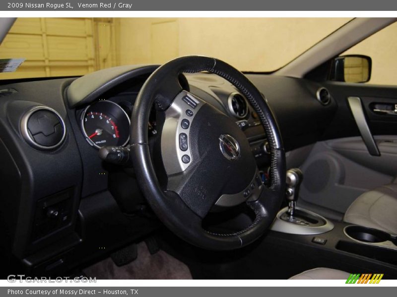 Venom Red / Gray 2009 Nissan Rogue SL